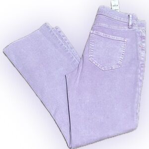 Express Lilac Cropped Flare High Rise Jeans – Size 8R, NWT